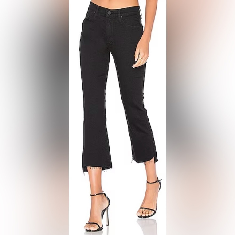 PAIGE Denim James Straight
Crop in Black Overdye size 25